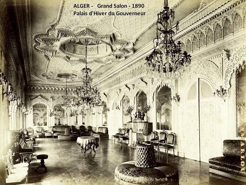 Alger - Palais Hiver du Gouverneur - Grand Salon - 1890.jpg